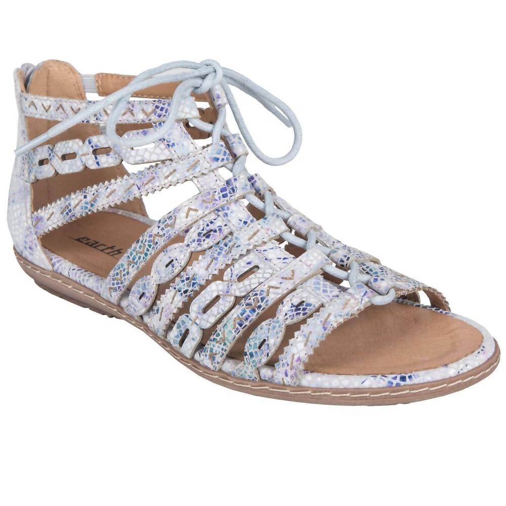 NEW EARTH women's tidal sandals in purple multi